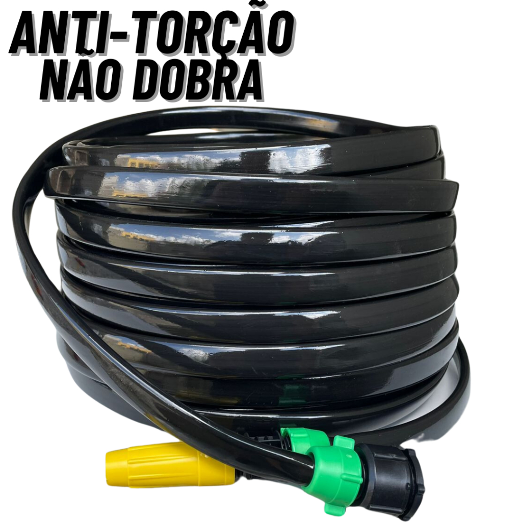Mangueira Anti Torção Siliconada 50 Metros - Não Dobra