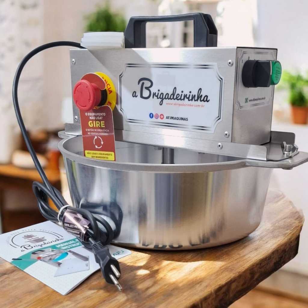Panela Mexedora Automática Silver 28cm 5 Litros Praticidade e Ponto ...