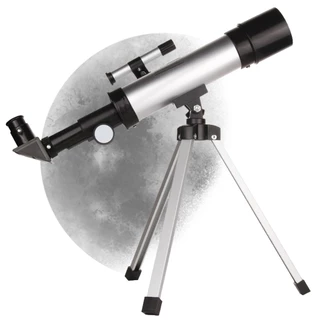 Telescópio Profissional 6000X Astronômico com Tripé Ajustável Alta Definição Kit Completo para Adultos Crianças Lua