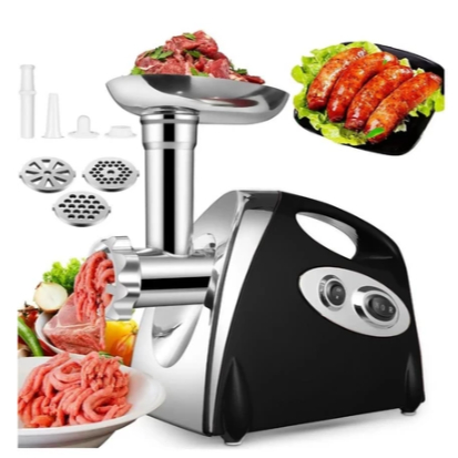 Maquina Moedor de Carne Eletrico Triturador 110v e 220v Com 