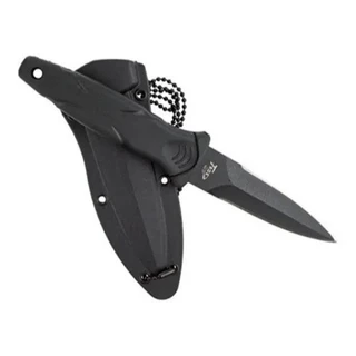 Mini Faca Militar Tática Cordão Pescoço Punhal Perfurante