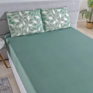 Jogo Lençol Casal Percal 400 Fios 3 Pçs Macio E Toque Suave em Oferta na Shopee