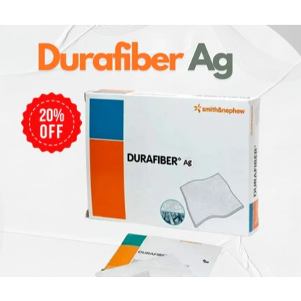 Curativo Durafiber Ag 10 x 10 cm – Hidrofibra de Celulose com prata ...