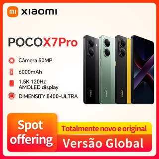 Xiaomi Poco X7 Pro 512GB / 256GB +12 Ram 5G Versão Global NFC Original Lacrado e Envio Imediato ADS