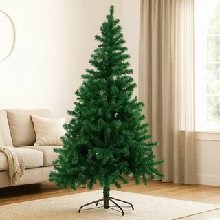 Árvore de Natal Grande Tradicional 2,10 Metros Pinheiro 1000 Galhos Cheios Pé de Metal