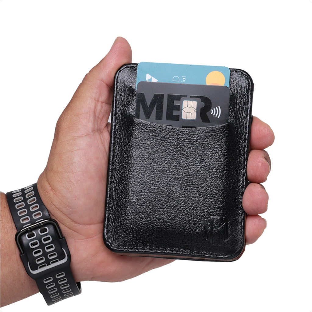 CARTEIRA MASCULINA SLIM MAGICA EM COURO COMPACTA MODERNA | Shopee Brasil