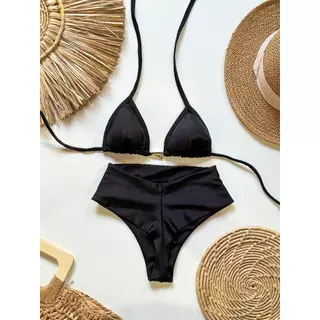 Biquíni Cortininha Feminino Semi fio Bojo Removível Cintura Alta Calcinha CpaModeladora Plus Size em Oferta na Shopee