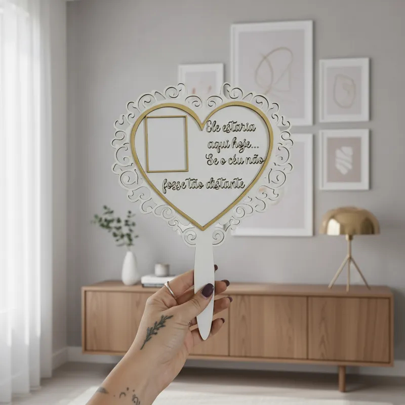 Placa de homenagem para eventos