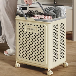 Cestos De Roupa Suja organizador com rodinhas brinquedos Dobráveis Multifuncionais Portáteis Dir