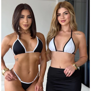 Biquíni Marquinha De Fita Com Calcinha Regulável Tendência Verão 2026 Marquinha Bronze Bikini Cores Brasil em Oferta na Shopee