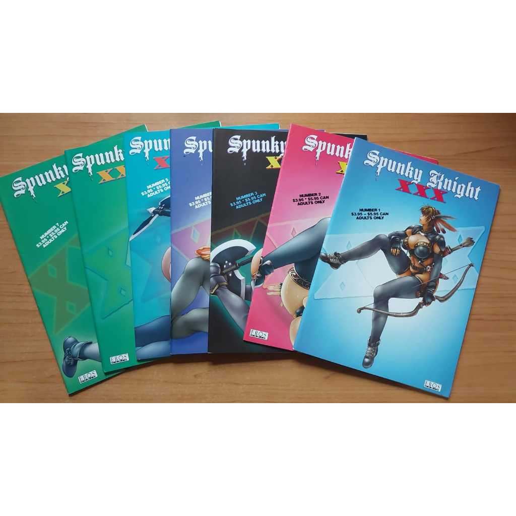 Coleção 7 HQs - Spunky Knight XXX #1 a #7 - Eros Comix | Shopee Brasil