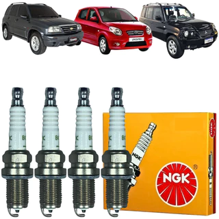 Jogo Vela Ignição Ngk Mitsubishi L200 Pajero Tr4 Suzuki Sx4 em Oferta na Shopee