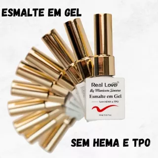 Esmalte em Gel sem TPO e sem Hema Coleção by Manicure Sincera 10 ml - Real Love em Oferta na Shopee