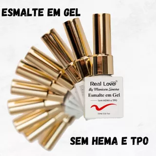 Esmalte em Gel sem TPO e sem Hema Coleção by Manicure Sincera 10 ml - Real Love em Oferta na Shopee