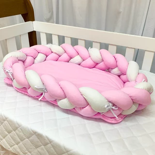 Ninho de Bebê Redutor de Berço Trança 200 Fios em Oferta na Shopee