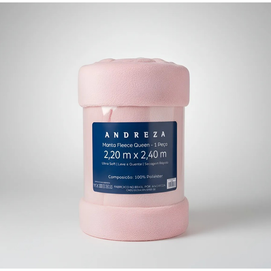 Cobertor Manta Fleece Soft Casal Queen Microfibra Antialérgico
