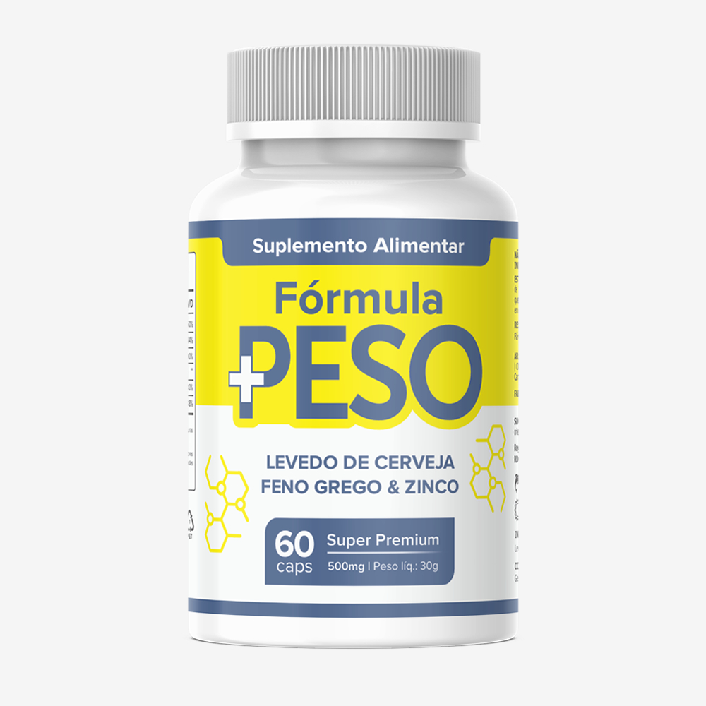 Fórmula Ganho de PESO - Mais Apetite - Massa Muscular - 60 cáps - Envio ...