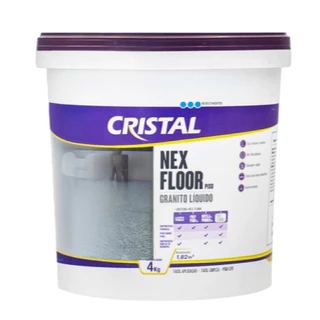 Granito Liquido Autonivelante De Alta Resistencia Nex Floor Piso 4Kg - Cristal