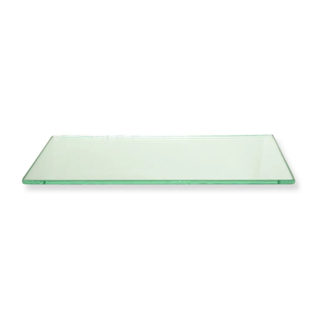 Base Retangular de Vidro 30x25cm com espessura de 5mm