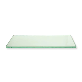Base Retangular de Vidro 30x25cm com espessura de 5mm