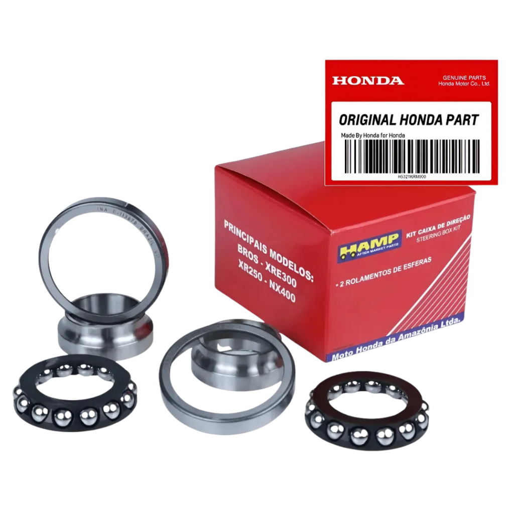 Kit Caixa De Direção Honda Titan Fan Cg 125 150 160 Original Hamp ...