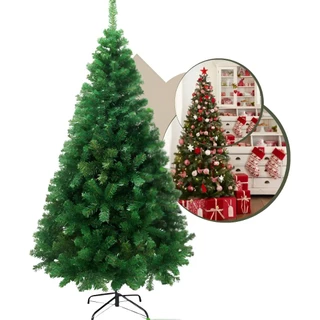 Árvore Natal Pinheiro 210cm Cheia Luxo 1000 Galhos Grande