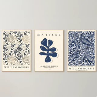 Quadros decorativos Arte abstrata matisse elegante pintura (3 peças)