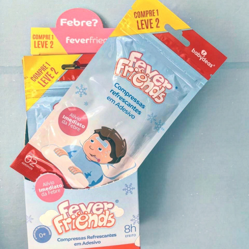 Fever Friends Adesivos Compressas Antitérmicas Refrescantes em Adesivo ...