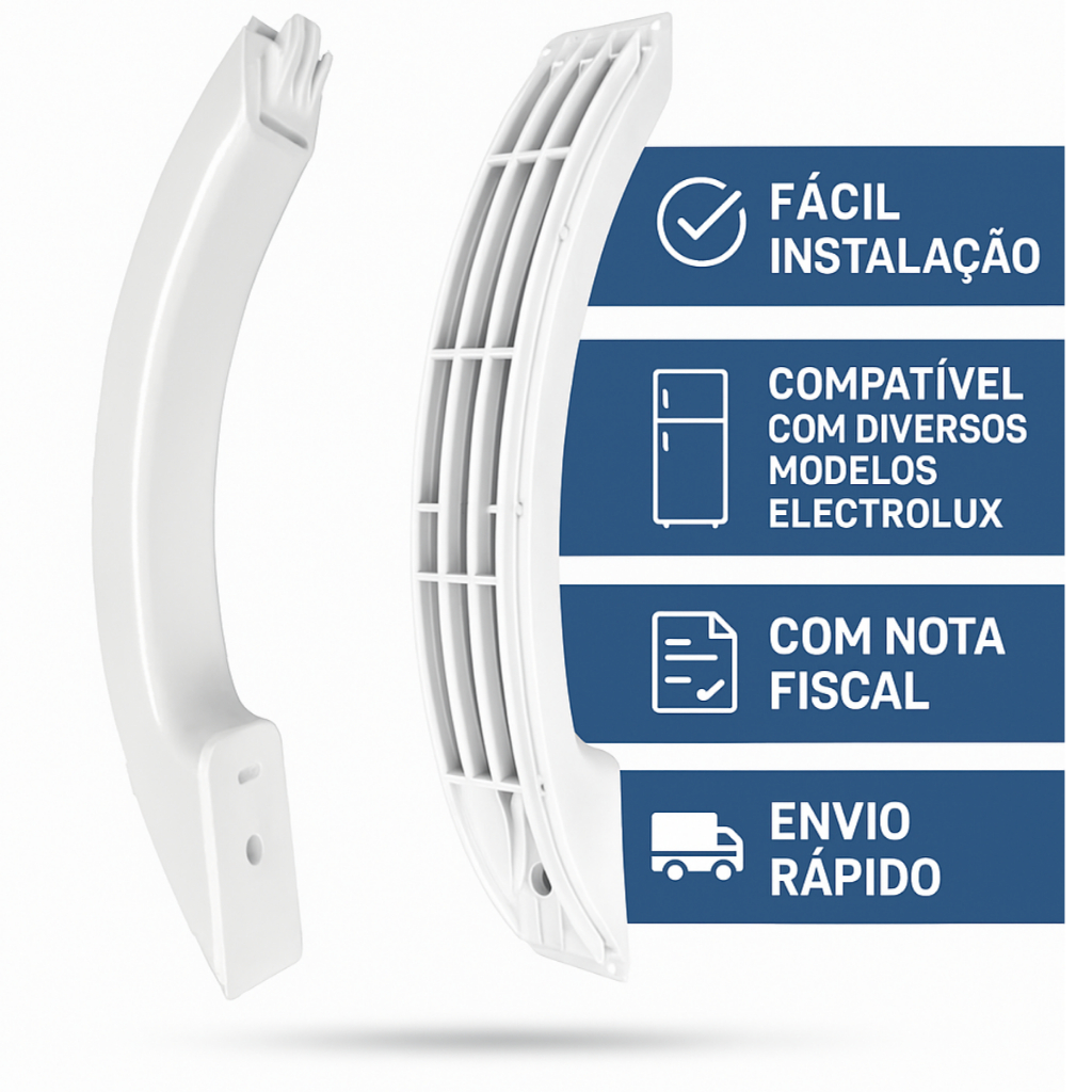 Puxador da Porta Geladeira Electrolux DC49A RDe31 FE18 RE26
