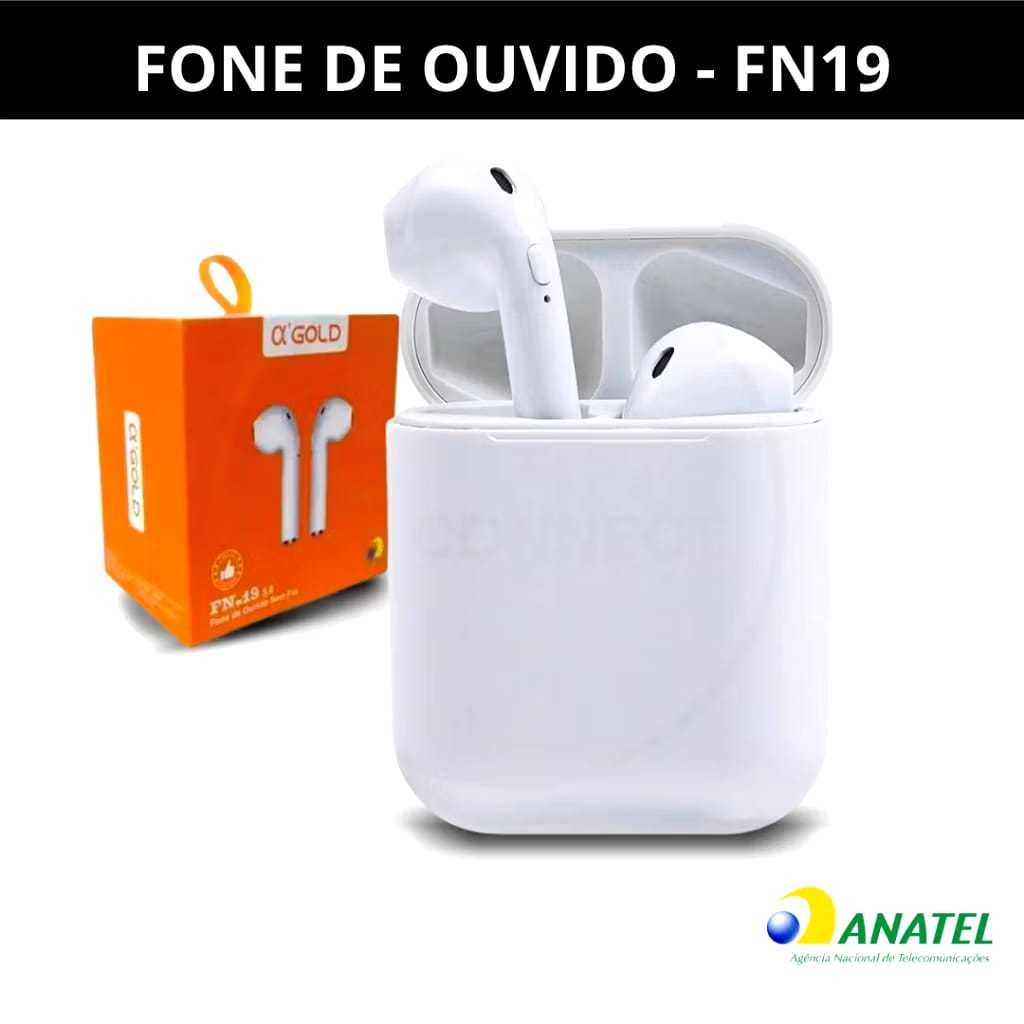 Fone De Ouvido Bluetooth Fone de Ouvido Sem Fio Gold Fn I9 | Shopee Brasil