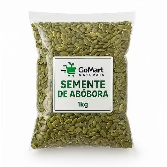 Semente de Abóbora Crua (Sem Casca)1kg