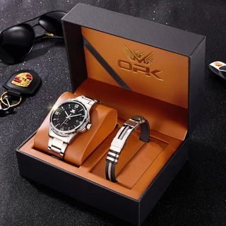 OPK relógio masculino a prova d água moda simples e moderna muito elegante buckle homens marca 6003