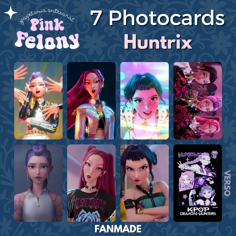 トレカ KPOP kit 7 photocards kpop demon hunters huntrix zoey mira rumi saja