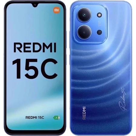 Celular Xiaomi Redmi 15C azul 8GB 256GB RAM 4GB 128GB RAM