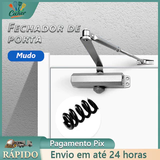 Mola Aérea Freio Fechador Automático Para Portas Externas E Internas Até 45 Kg