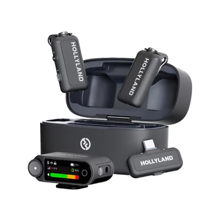 Microfone Sem fio Hollyland Lark Max 2 Combo em Oferta na Shopee