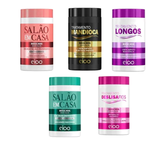 Mascara Tratamento Capilar Eico Efeito Salão 1kg em Oferta na Shopee