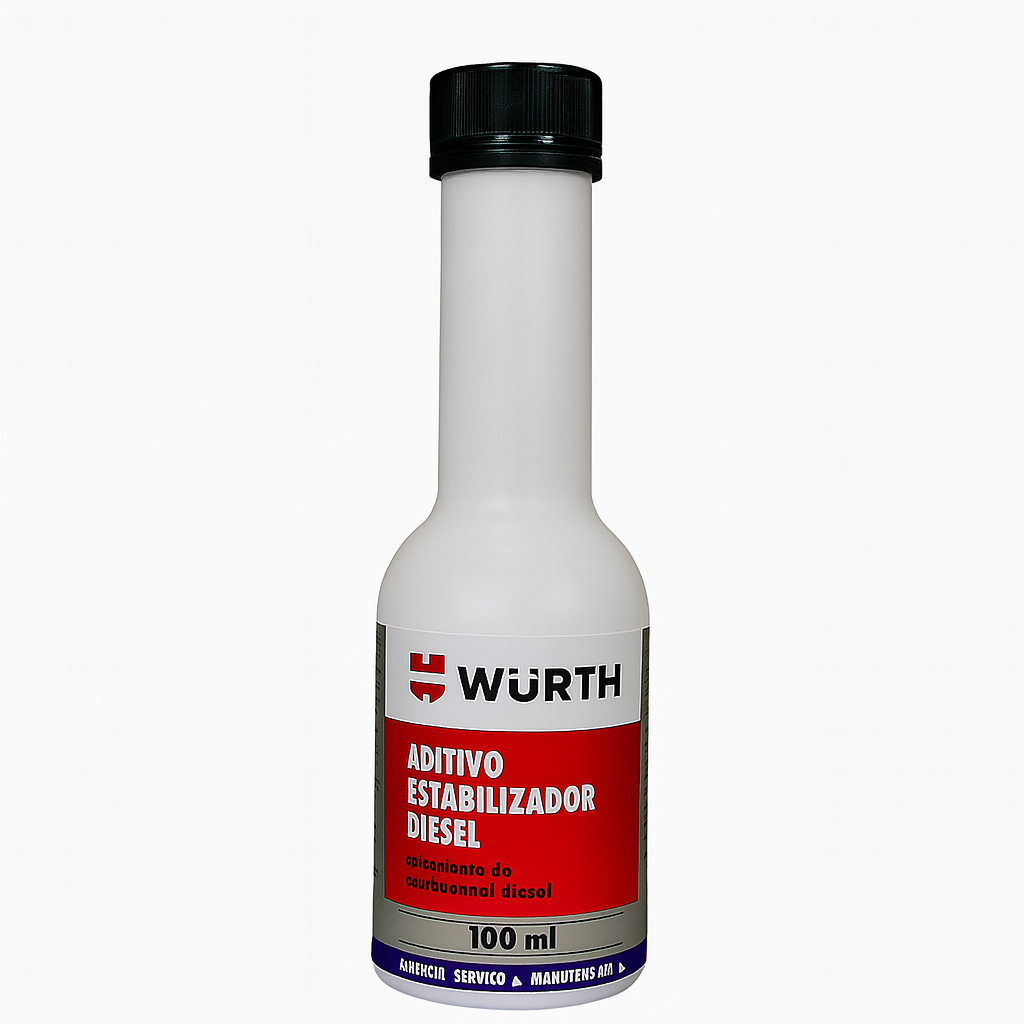 Aditivo Estabilizador Diesel Wurth 100ml Proteção Bomba Combustível ...