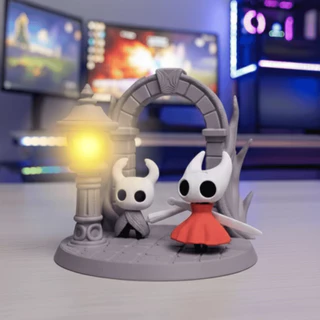 Diorama Hollow Knight – Luminária led