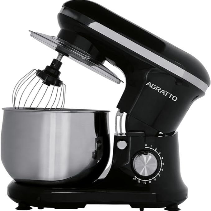 Batedeira Planetária Agratto ABPI1I-02 Supremma Preta 5L 700