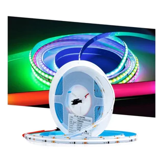 Fita led neon Cob digital 12V FW2811 630L/M + Central Controladora SP104E Vu rítmica 358 efeitos som automotivo