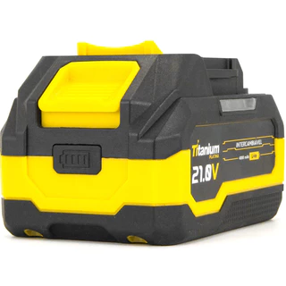 Bateria Li-Ion 21V 4000mAh Profissional para Ferramentas Elétricas – Titanium Platina em Oferta na Shopee