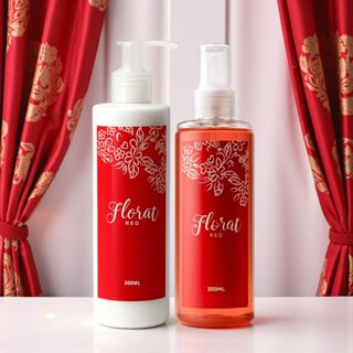 Kit Body Splash + Creme Hidratante Florat Red Feminino 200ml cada em Oferta na Shopee