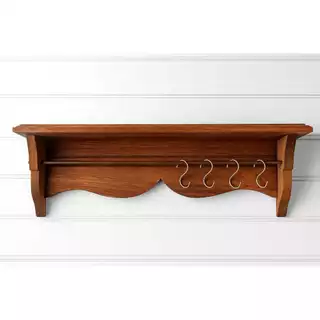 Prateleira Farmlovers com barra de ferro 60cm em Oferta na Shopee