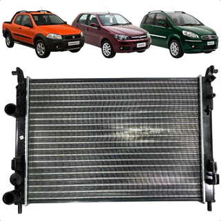 Radiador Agua Idea Palio Siena Strada Fire 1997 A 2016 em Oferta na Shopee