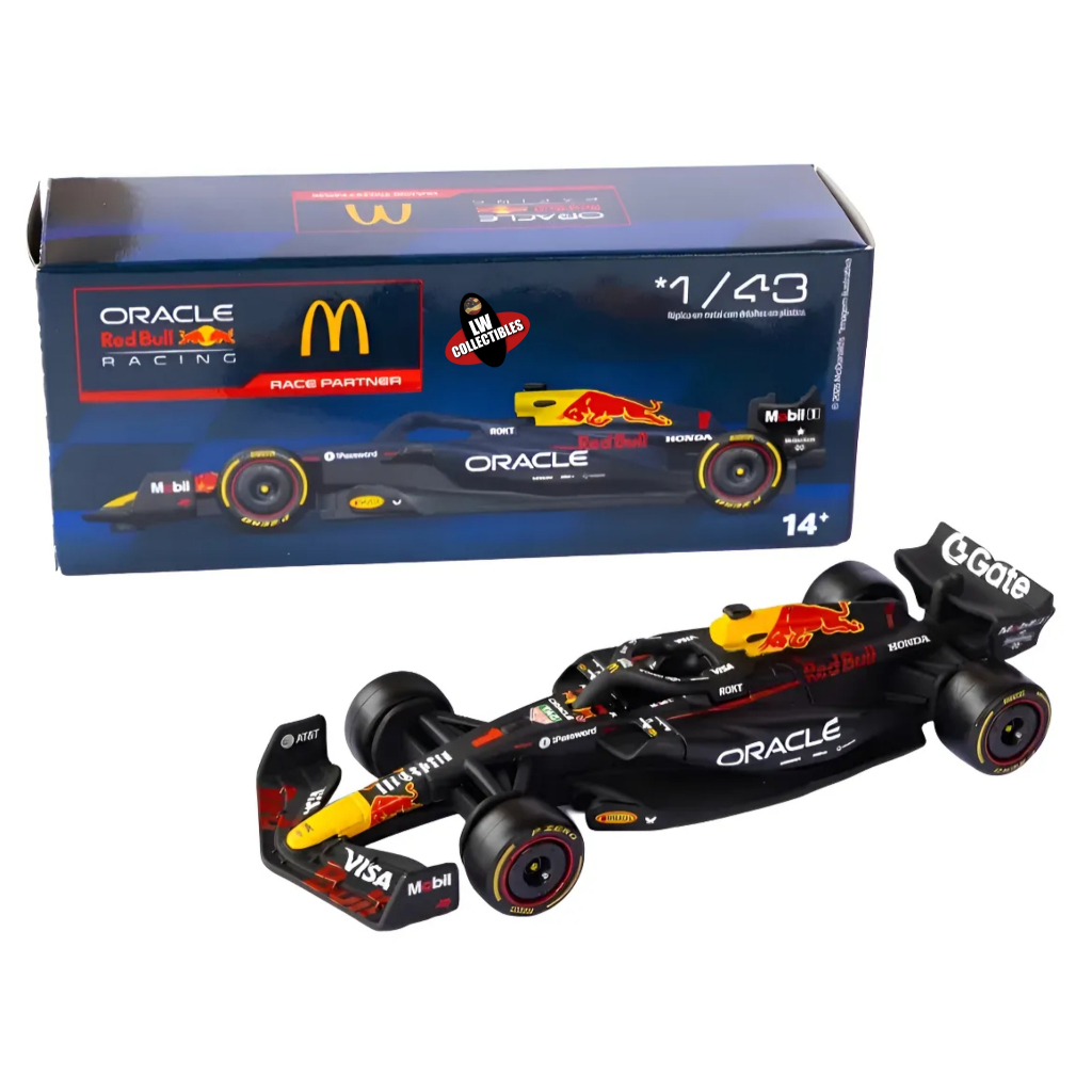 Miniatura F1 Red Bull RB21 Max Verstappen Exclusiva McDonalds 2025 Nova ...