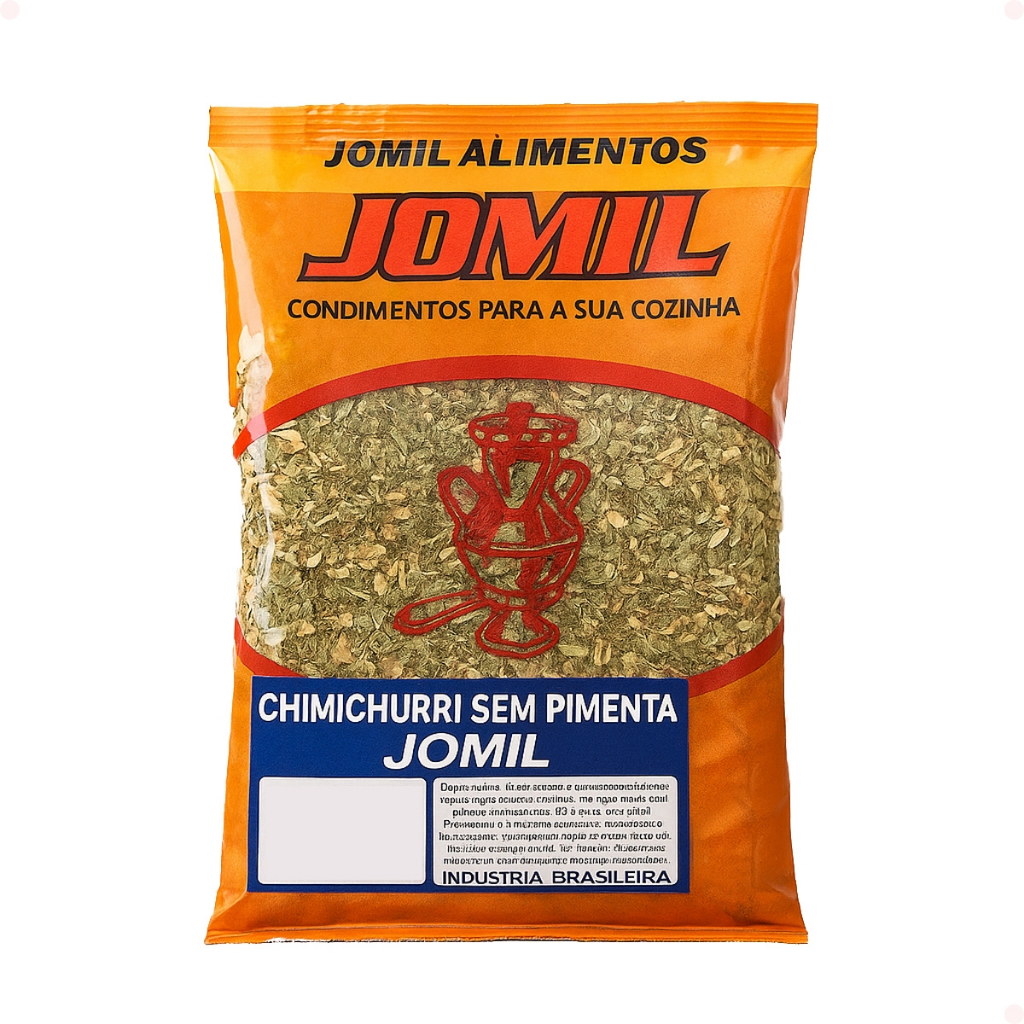 Chimichurri Sem Pimenta Jomil 500g Sabor Autêntico Ervas Naturais ...