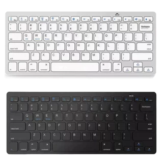 Teclado sem fio Bluetooth portátil Universal tecla macia Tablet iPad Mac Pc Notebook Design Slim