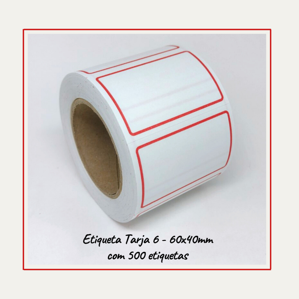 Etiqueta Para Preço Tarja 06 60x40 500 Etiquetas