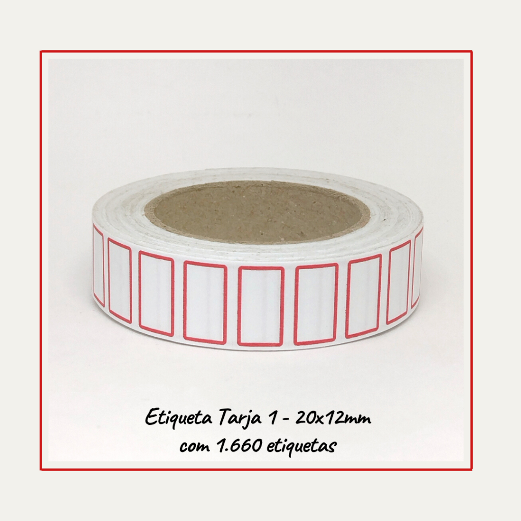 Etiqueta Para Preço Tarja 1 20x12- 1.660 unidades
